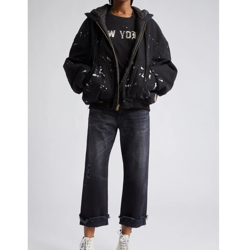 R13 distressed boyfriend Jean, Jake black, 25